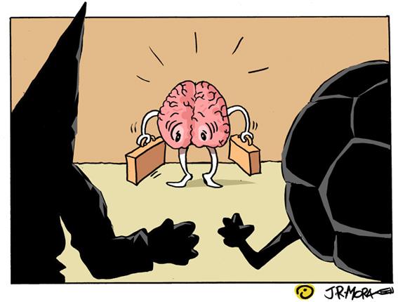 El mensaje en una viñeta