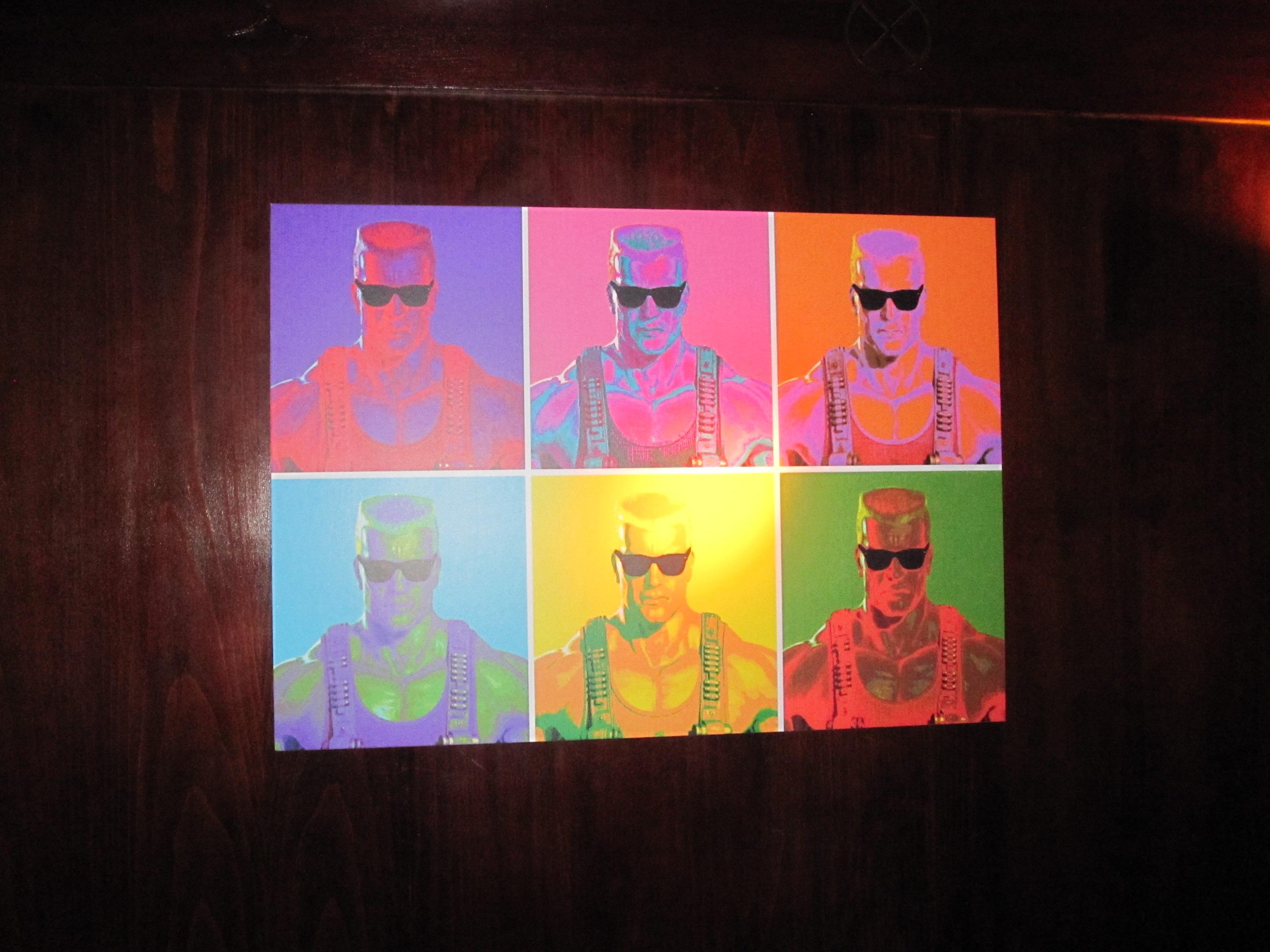 Andy Warhol meets Duke Nukem 