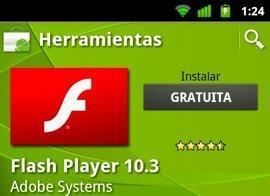 Flash 10.3 para Android disponible yá