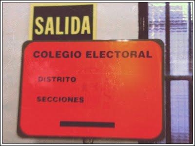 La guardia, la mesa electoral y la enfermería
