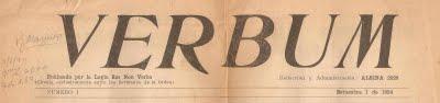 Verbum Nº 1 - 1934