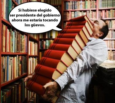 ¿Comercial de enciclopedias, o presidente del gobierno?