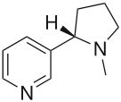 estructura química nicotina