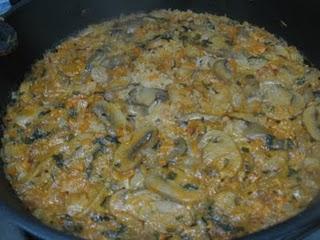 Arroz con champiñones