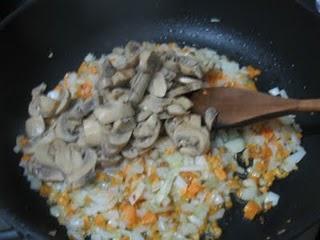 Arroz con champiñones