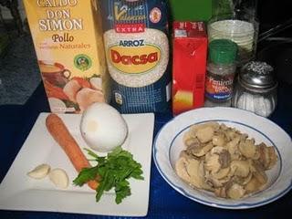 Arroz con champiñones