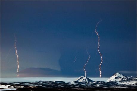 La erupción del volcán Grímsvötn La erupción del volcán Grímsvötn