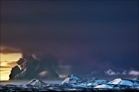 La erupción del volcán Grímsvötn La erupción del volcán Grímsvötn