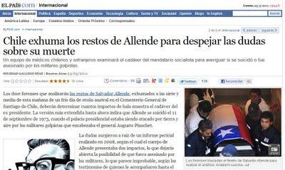 Sobre la muerte de Salvador Allende