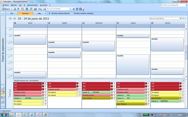 Gestiona tu día y semana con el calendario de Outlook