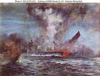 La Batalla del Estrecho de Dinamarca: El Bismarck hunde al HMS Hood - 24/05/1941.