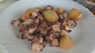 Pulpo a la gallega con patatas