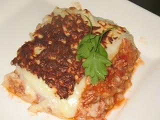 Lasaña de carne