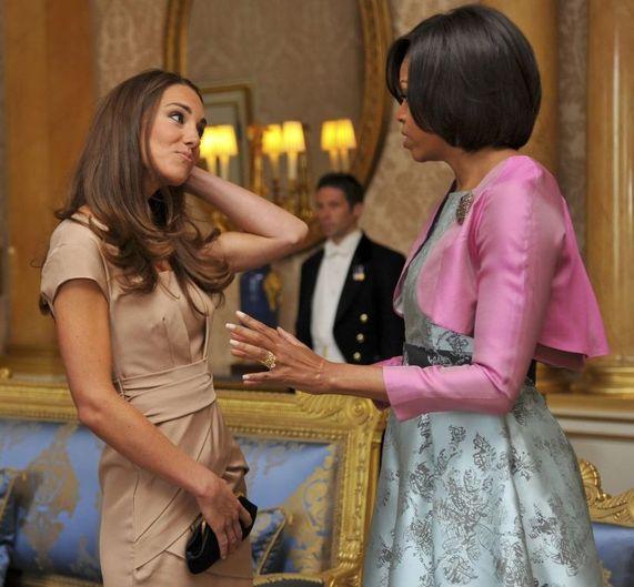 KATE MIDDLETON y MICHELLE OBAMA