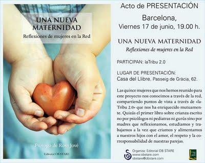 Una Nueva Maternidad: El {Hermoso} Prólogo que nos ha escrito Rosa Jové