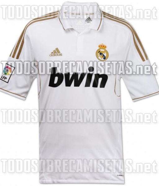 Nuevas camisetas Adidas del Real Madrid; temporada 2011-2012