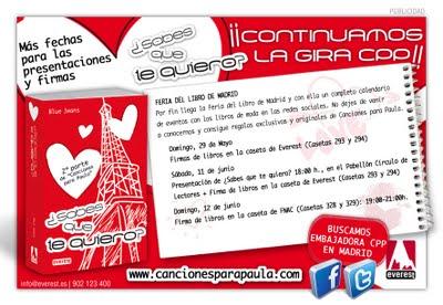 Blue Jeans, Feria del libro MADRIDFirmara: *Domingo ...