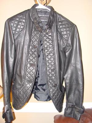 Zara Quilted Leather Jacket Profile Photo