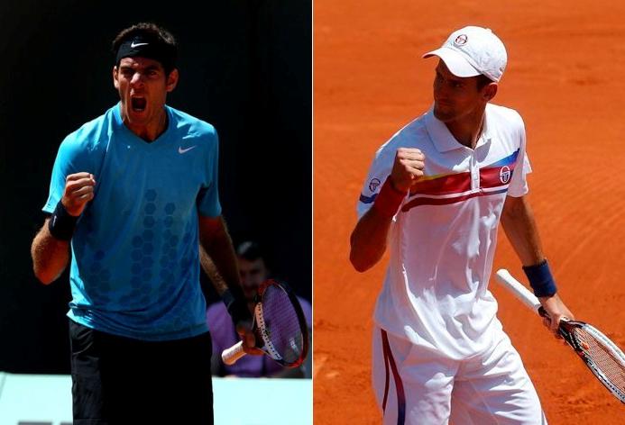 Roland Garros: Del Potro y Djokovic ganaron, y se verán las caras
