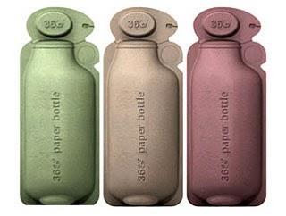 Botellas de papel Botellas de papel