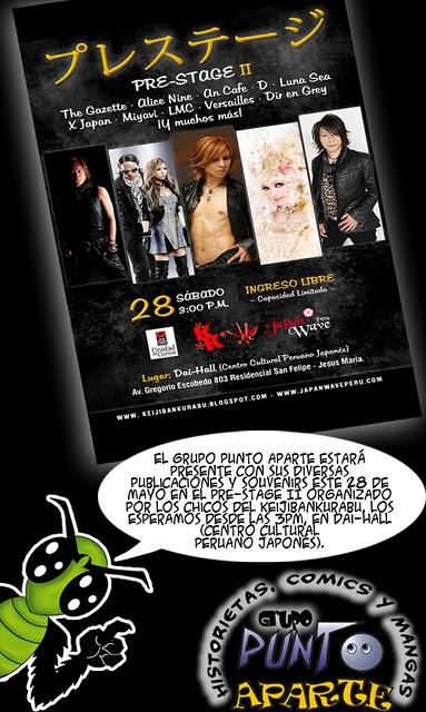 Punto Aparte presente en el pre-stage II, este 28 de mayo