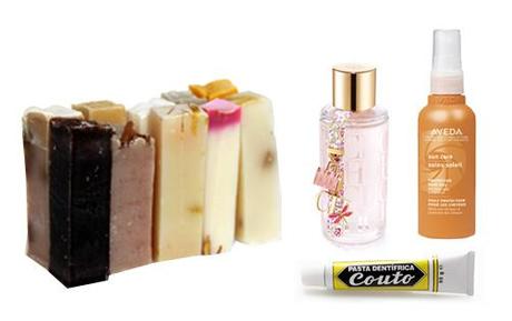 Cosméticos tamaño viaje