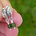 british columbia jade and sterling silver earrings
