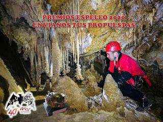Abierta la convocatoria de los Premios ESPELEO 2020 Abierta la convocatoria de los Premios ESPELEO 2020