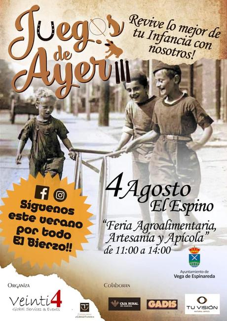 Feria Agroalimentaria, Apícola y Artesana de 2019 en el Espino el domingo 4 de agosto