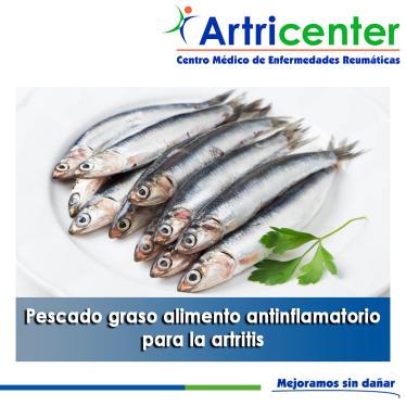 Artricenter: Pescado graso alimento antinflamatorio para la artritis