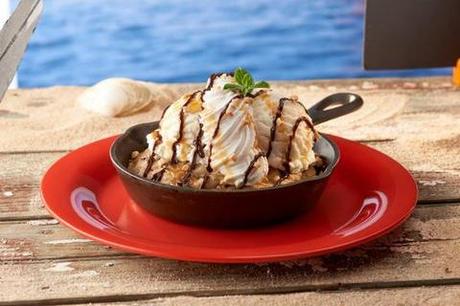 Mejores lugares para Vapear en Cancún Postre helado de bubba Gump Cáncun