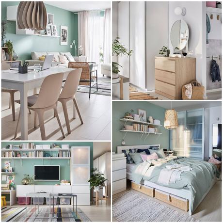 Un mismo piso decorado por IKEA en 5 paises diferentes