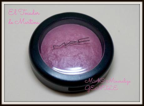 COLORETES FAVORITOS: GENTLE DE MAC COLORETES FAVORITOS: GENTLE DE MAC