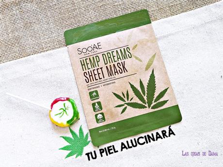 Hemp Dreams Sheet Mask Soonae sephora hemp cáñamo cbd cannabis beauty belleza