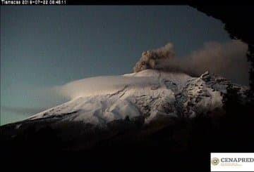 EMITE VOLCÁN 223 EXHALACIONES ACOMPAÑADAS DE VAPOR DE AGUA, GASES VOLCÁNICOS Y LIGERAS CANTIDADES DE CENIZA. CONTINÚA SEMÁFORO EN AMARILLO FASE 2 EMITE VOLCÁN 223 EXHALACIONES ACOMPAÑADAS DE VAPOR DE AGUA, GASES VOLCÁNICOS Y LIGERAS CANTIDADES DE CENIZA. CONTINÚA SEMÁFORO EN AMARILLO FASE 2