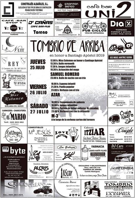 Planes de ocio para el fin de semana en el Bierzo. 26 al 28 de julio 2019