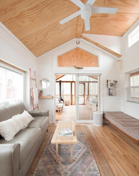 La tiny house de verano ideal está en Three Oaks Michigan