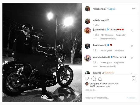 Juanita Tinelli oficializó a su nuevo novio con un romántico mensaje