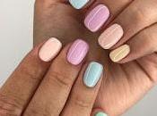 Pastel Rainbow Nails