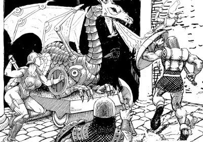 Towns of the Outerlands y The Black Tower, material OSR