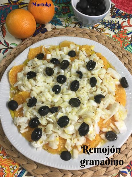 Remojón Granadino O Ensalada De Bacalao Y Naranja Remojón Granadino O Ensalada De Bacalao Y Naranja