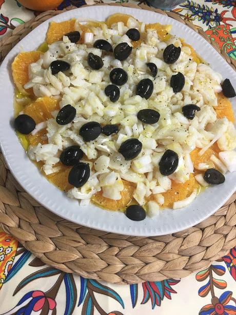 Remojón Granadino O Ensalada De Bacalao Y Naranja Remojón Granadino O Ensalada De Bacalao Y Naranja