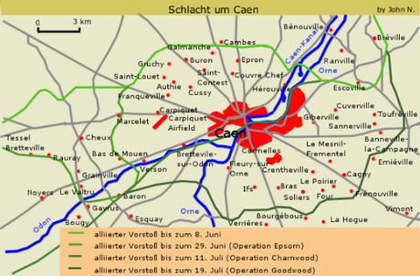AVANCE ALIADO EN LOS DÍAS SIGUIENTES AL DESEMBARCO DE NORMANDÍA. AVANCE ALIADO EN LOS DÍAS SIGUIENTES AL DESEMBARCO DE NORMANDÍA.