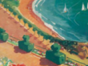 Cartel publicitario Santander años