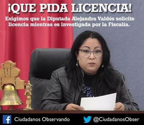 Diputada Lady Moches debe pedir licencia en lo que es investigada