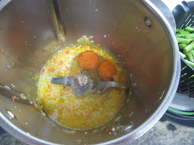 Flan de espárragos verdes Thermomix