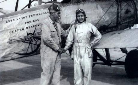 María Marcos Cedillo, la primer piloto mexicana y orgullosamente potosina