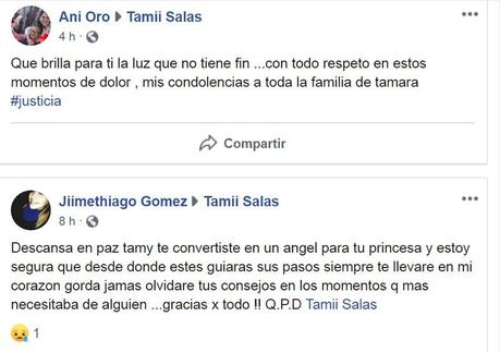 La bronca de los amigos de Tamara Salas: “Dejaste sin madre a tu hija, ojalá te pudras”