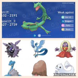 Consejos para derrotar a Rayquaza shiny. Pokemon Go.