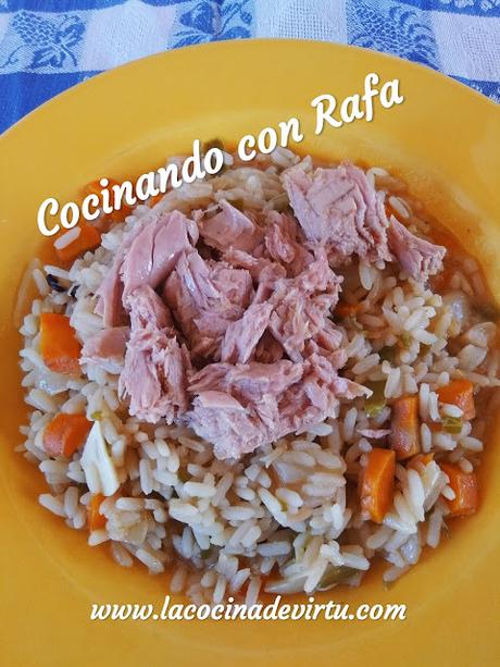 Arroz con atún vamonos que nos vamos